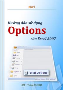 Tin học - Hướng dẫn sử dụng Options của Excel 2007