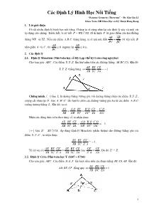 Toán - Các bài toán bất đẳng thức chọn lọc