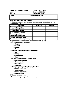 Kiểm tra 45 phút năm học: 2009 - 2010 Môn: Sinh Học