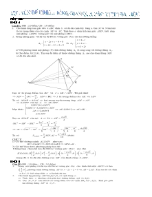 Toán học Chuyên đề Hình không gian qua các kì thi đại học